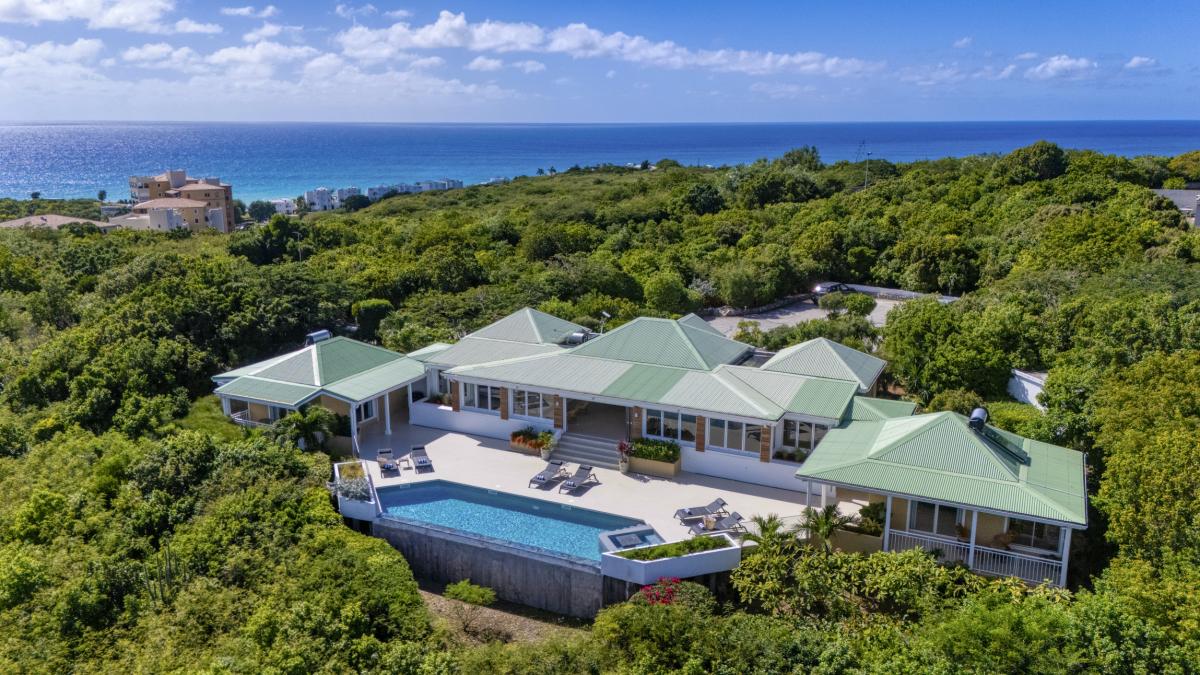 43.Location Villa piscine vue mer Terres Basses Saint Martin